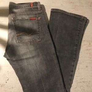 Seven 7 - Women's Gray/Black Bootcut Jeans…